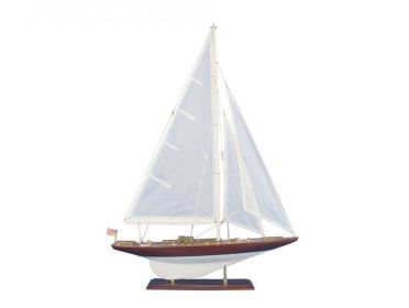 Wooden William Fife Sailboat Decoration 35"" (Option: Model)