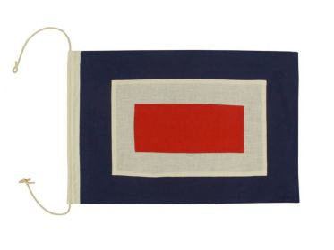 Letter Cloth Nautical Alphabet Flag Decoration 20" (Letter: W)