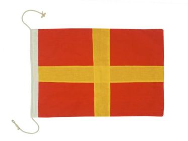 Letter Cloth Nautical Alphabet Flag Decoration 20"" (Letter: R)