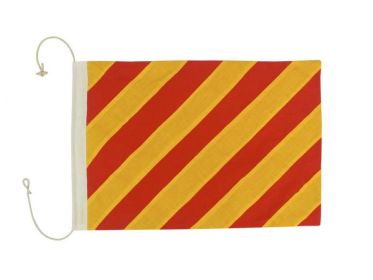 Letter Cloth Nautical Alphabet Flag Decoration 20"" (Letter: Y)