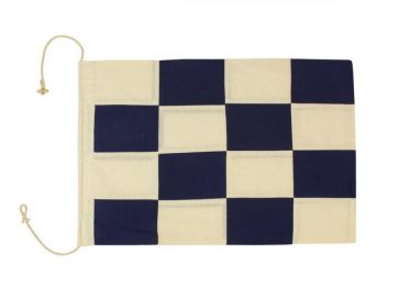 Letter Cloth Nautical Alphabet Flag Decoration 20"" (Letter: N)