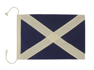 Letter Cloth Nautical Alphabet Flag Decoration 20"" (Letter: M)
