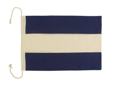 Letter Cloth Nautical Alphabet Flag Decoration 20"" (Letter: J)