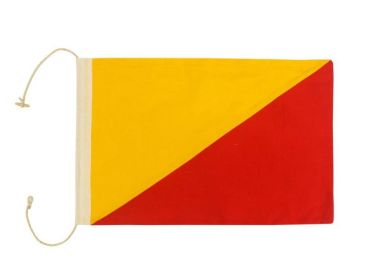Letter Cloth Nautical Alphabet Flag Decoration 20"" (Letter: O)