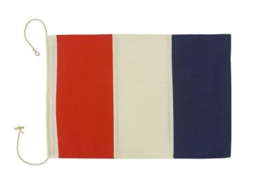 Letter Cloth Nautical Alphabet Flag Decoration 20"" (Letter: T)