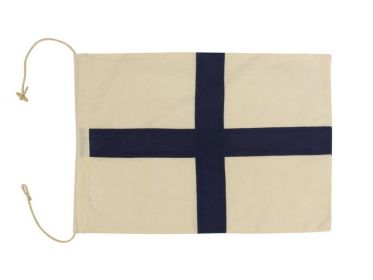Letter Cloth Nautical Alphabet Flag Decoration 20" (Letter: X)