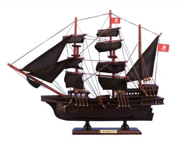 Wooden Henry Avery's The Fancy Model Pirate Ship (Option: 20"")