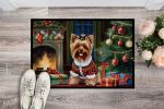 Yorkshire Terrier Doormat Front Door Mat Indoor Outdoor Rugs for Entryway, Non Slip Washable Low Pile, 24H X 36W