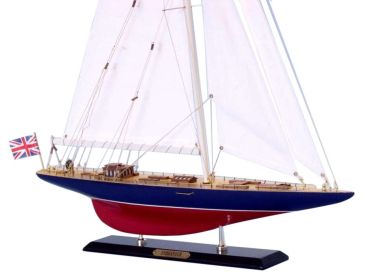 Wooden Endeavour Limited Model Sailboat Decoration (Option: Size)