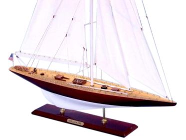 Wooden William Fife Sailboat Decoration 35"" (Option: Limited Model)