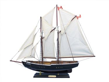 Wooden Bluenose Model Sailboat Decoration (Option: 24"")