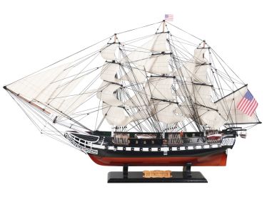 Wooden USS Constitution Tall Model Ship (size: 50"")