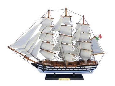 Wooden Amerigo Vespucci Tall Model Ship (Option: 24"")