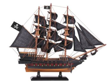 Wooden Whydah Gally Black Sails Limited Model Pirate Ship (size: 15"")