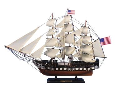 Wooden USS Constitution Tall Model Ship (size: 24"")